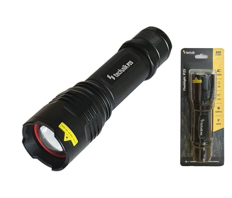 Flashlight P25 nabíjecí svítilna 800lm