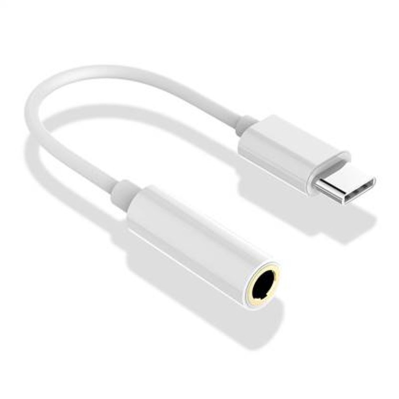 Redukce mezi USB-C a JACK 3,5mm 0,1m bílá