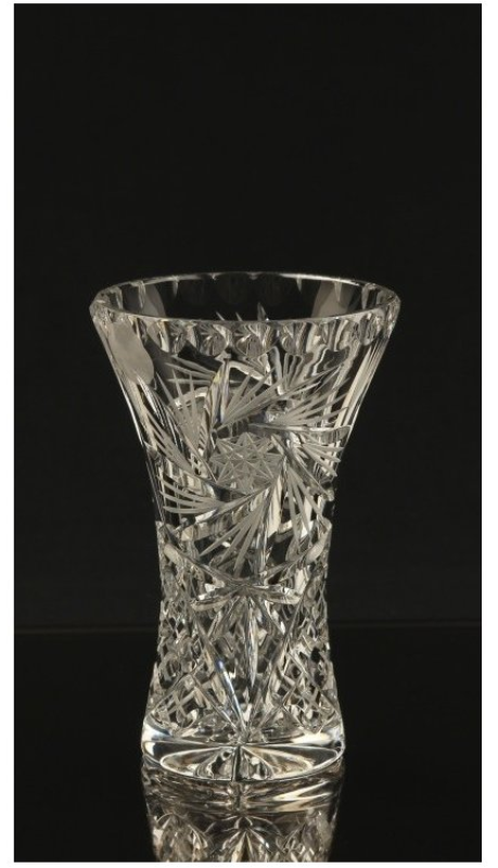 Broušená váza, Royal Crystal, 155mm