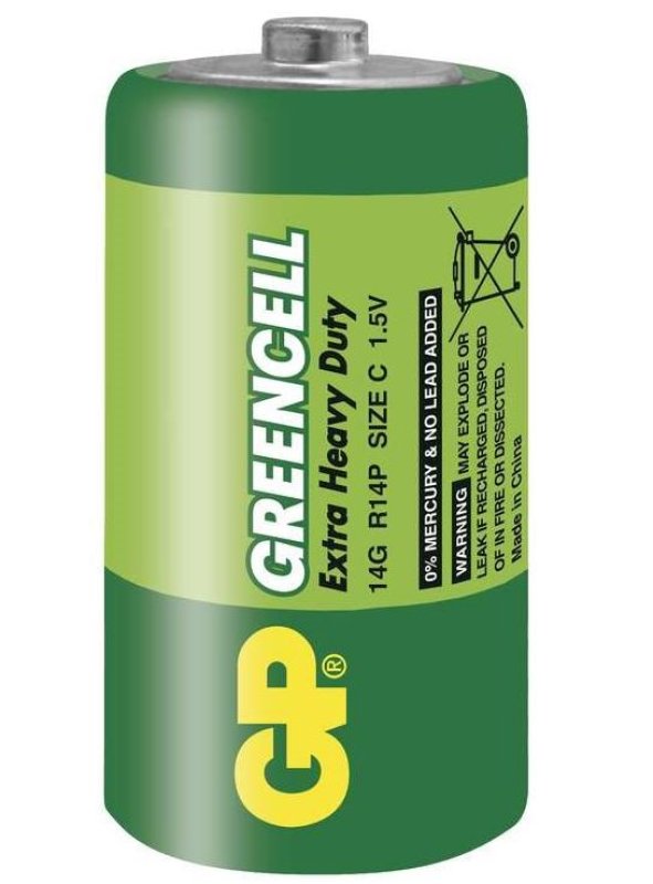 Baterie GP R14 1,5V GreenCell  cena za 1ks