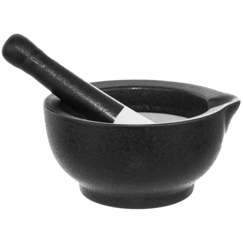 Hmoždíř porcelánový 12cm BLACK