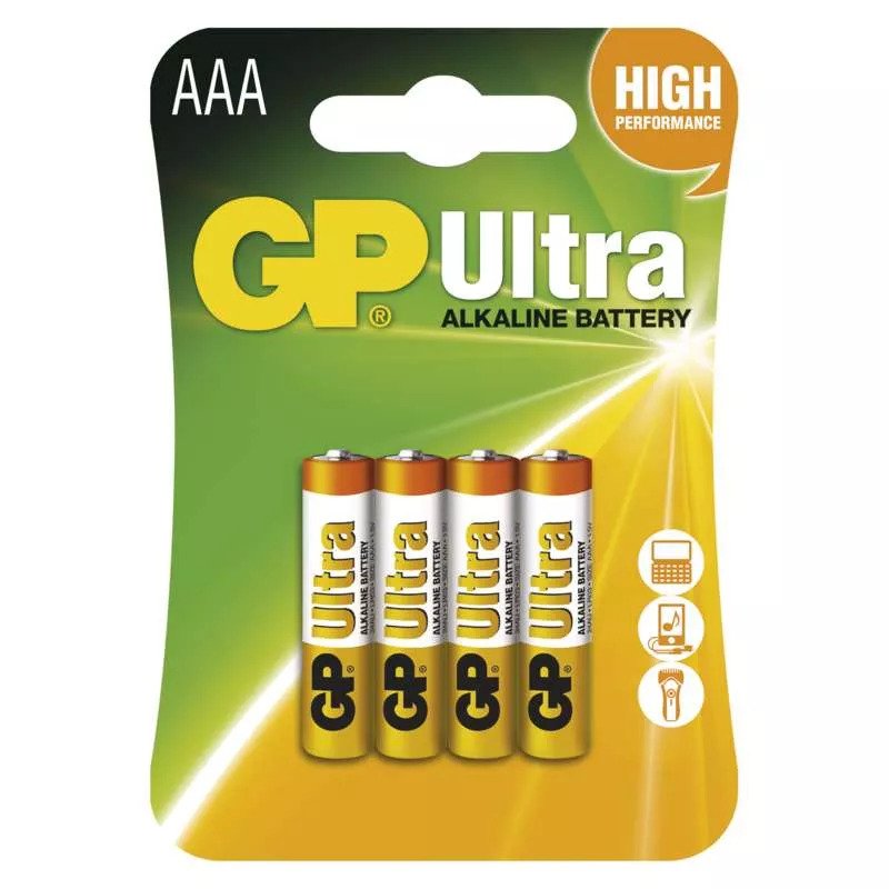 Baterie GP R03 1,5V ULTRA Alkalická / cena za blistr