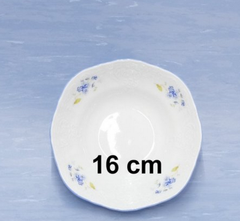 Miska kompotová 16cm pomněnky