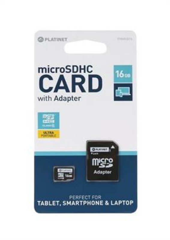 Micro SDHC karta 16GB + adaptér