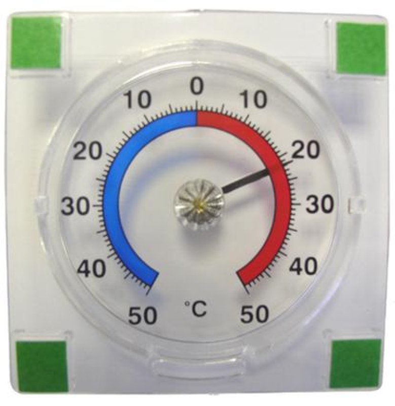 Venkovní teploměr samolepící -50°C+50°C