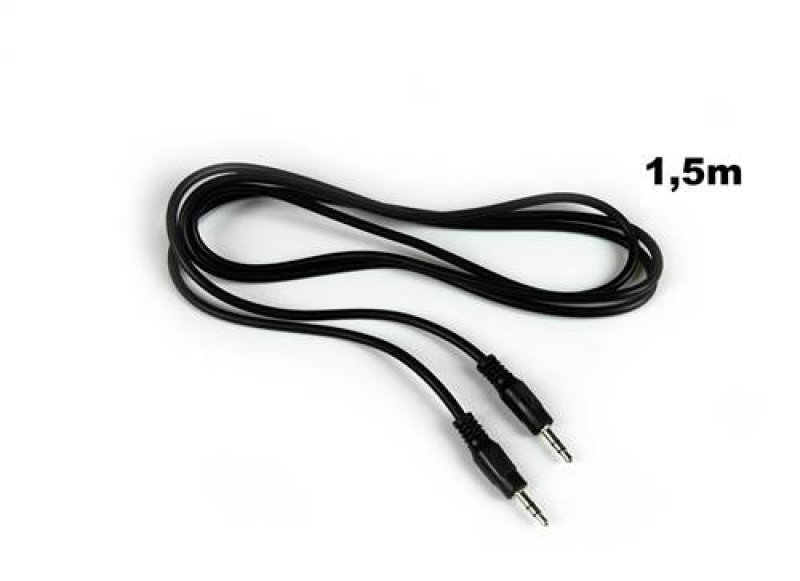 Kabel 2x jack 3,5mm 1,5m