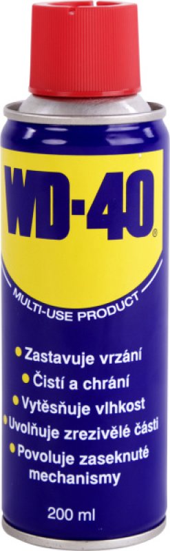 Mazadlo spray WD 40 250ml.