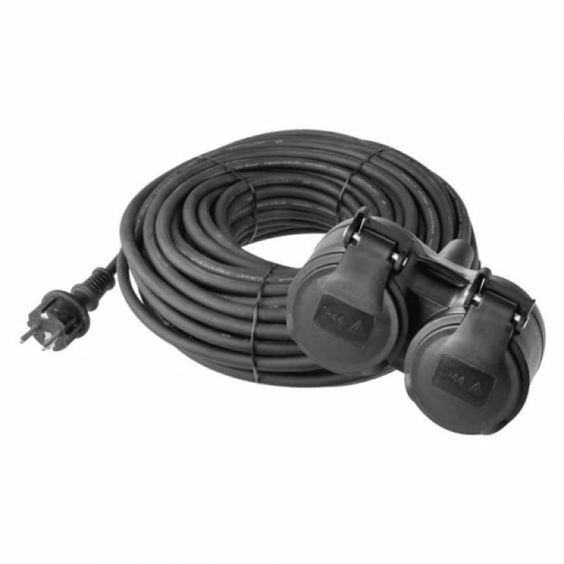 Prodlužovací kabel 20m, 2x zásuvka