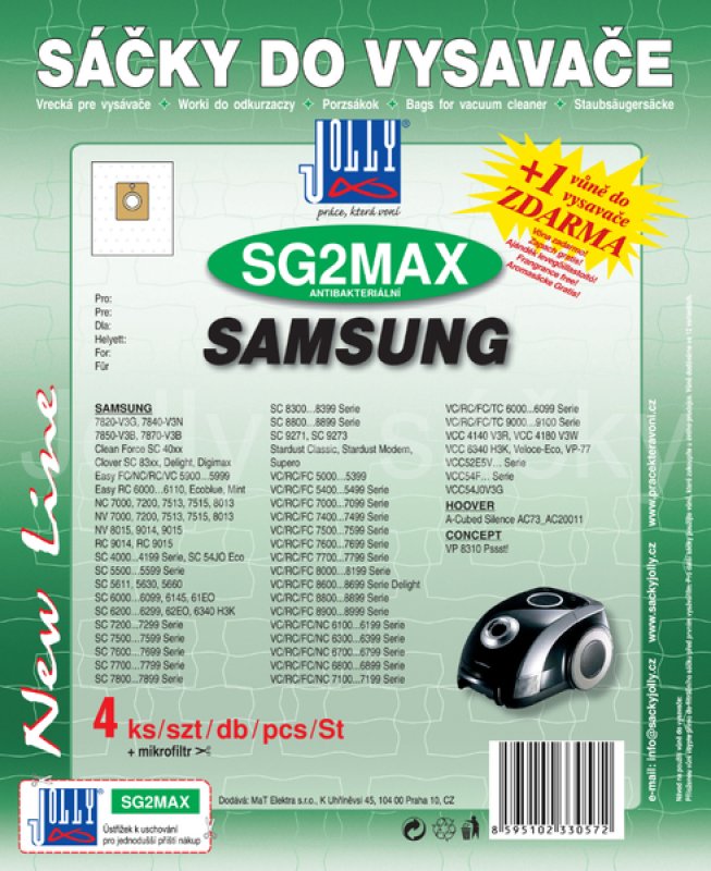 Sáčky Samsung SG2 Max - 4ks