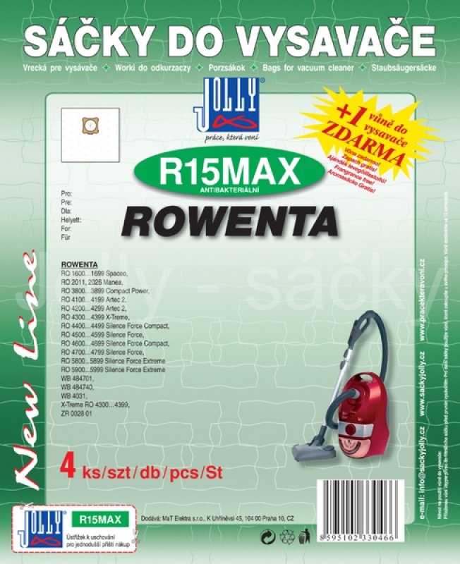 Sáčky Rowenta R15 Max - 4ks