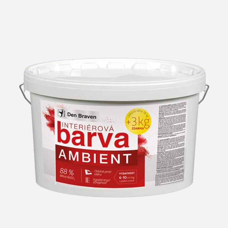 DEN BRAVEN Interiérová barva AMBIENT bílá 15 kg