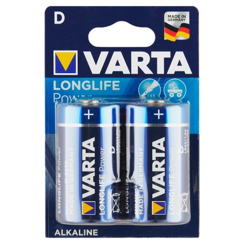 VARTA LR20/2BP LONGLIFE Alkalická / blistr