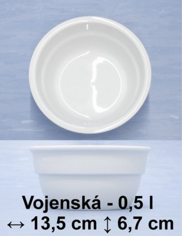 Miska vojenská nedek.500ml