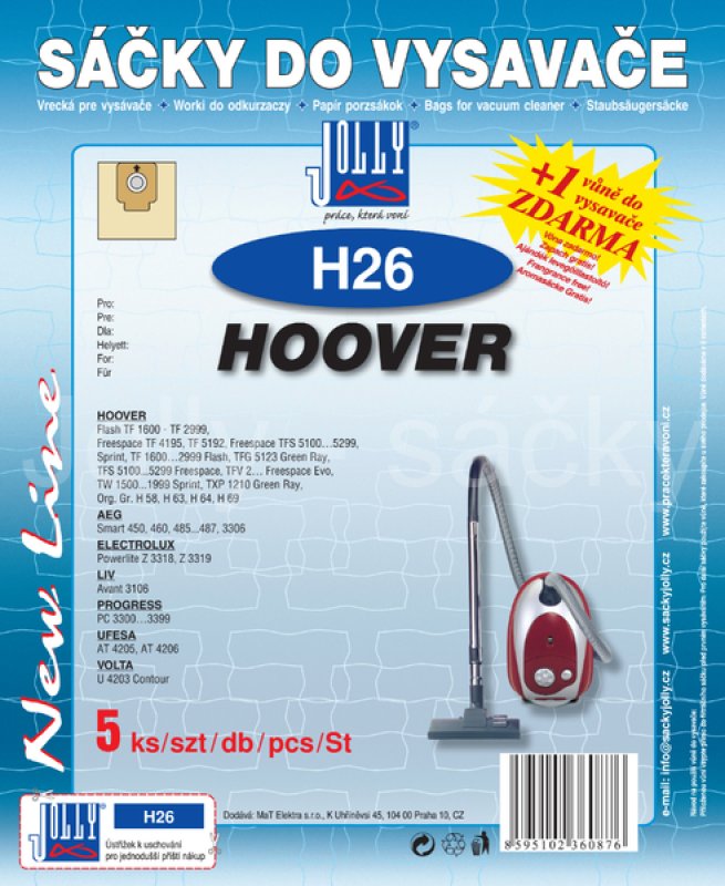 Sáčky Hoover H26 - 5ks