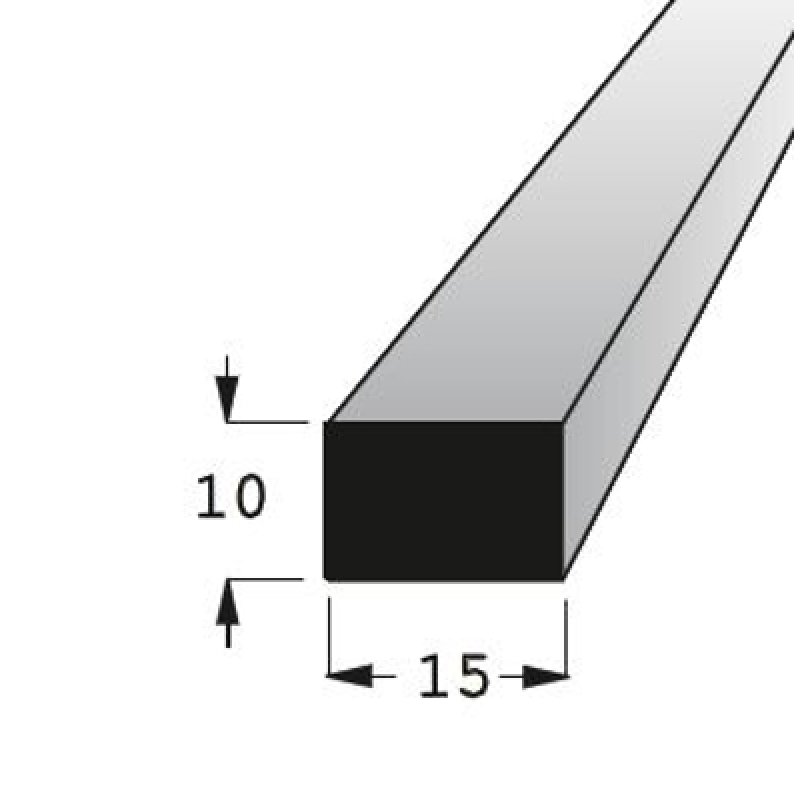 Lišta Hranolek 10x15mm buk