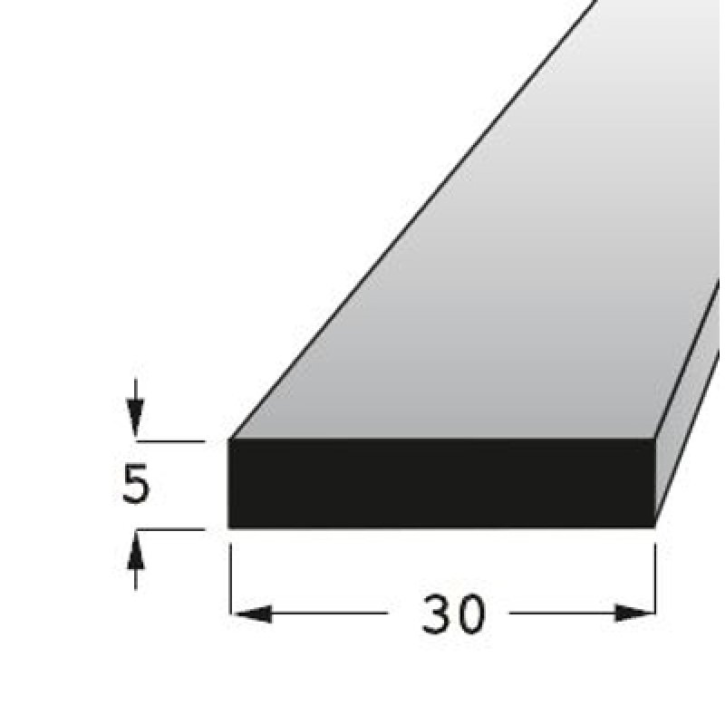 Lišta Hranolek 5x30mm buk