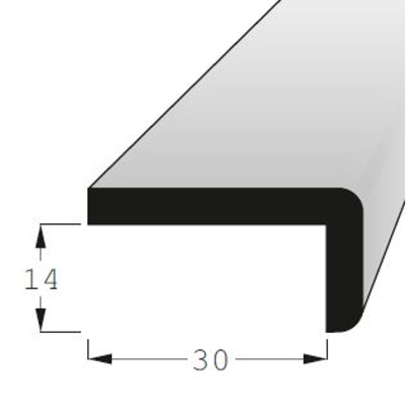 Lišta '' L'' 14x30mm