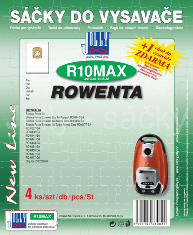 Sáčky Rowenta R10 Max - 4ks