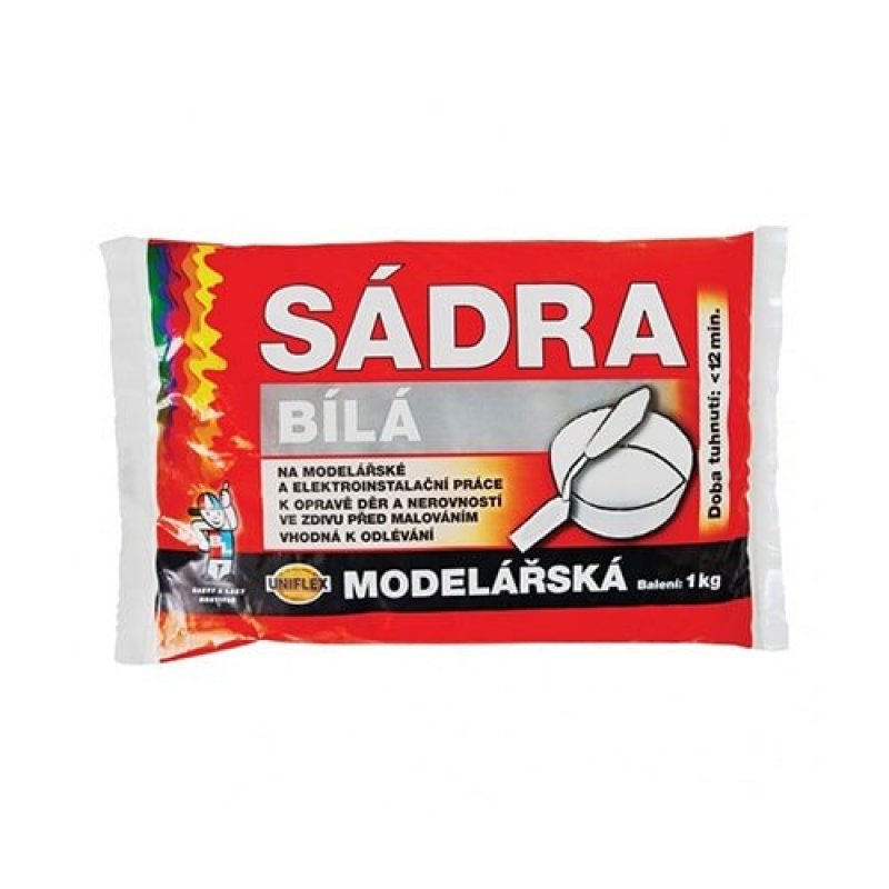 Sádra bílá 1kg