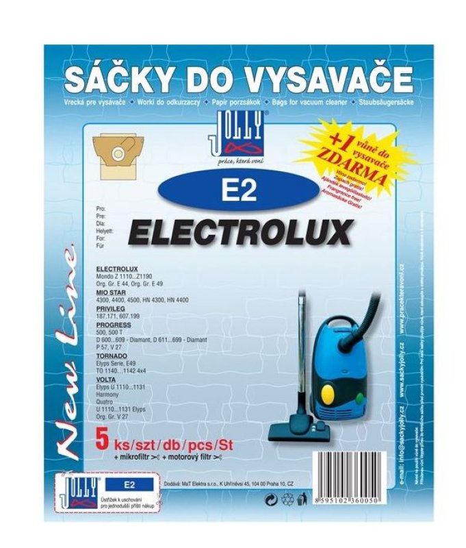 Sáčky ELECTROLUX 5ks E2  6005S