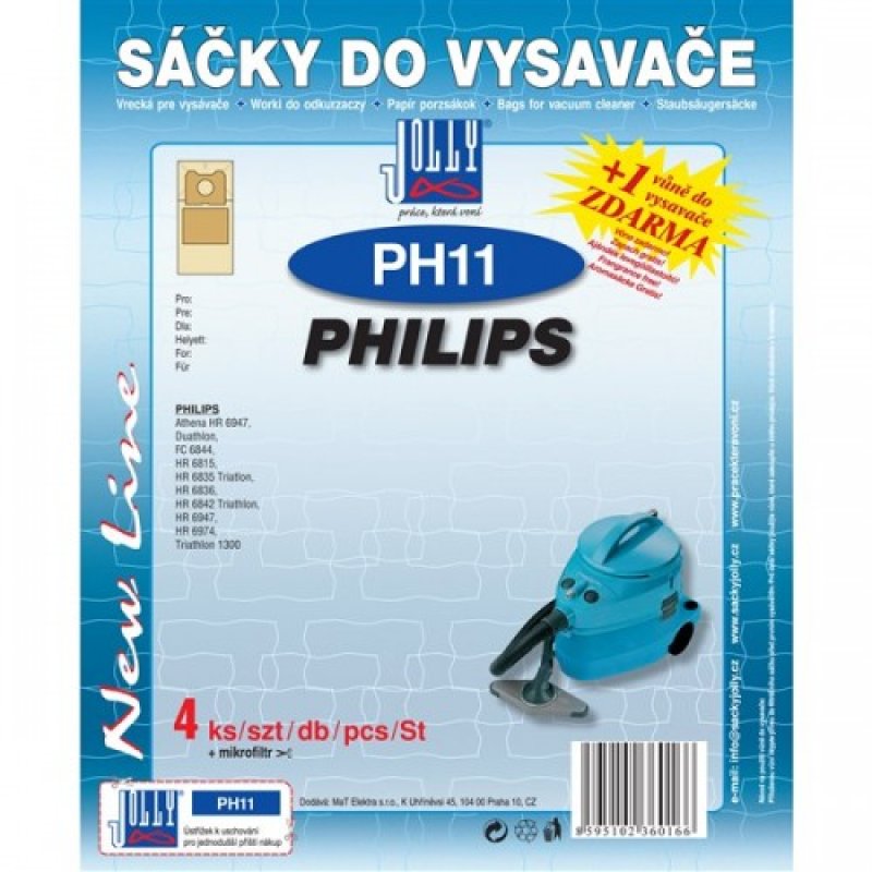 Sáčky PHILIPS   4ks PH11 6016S