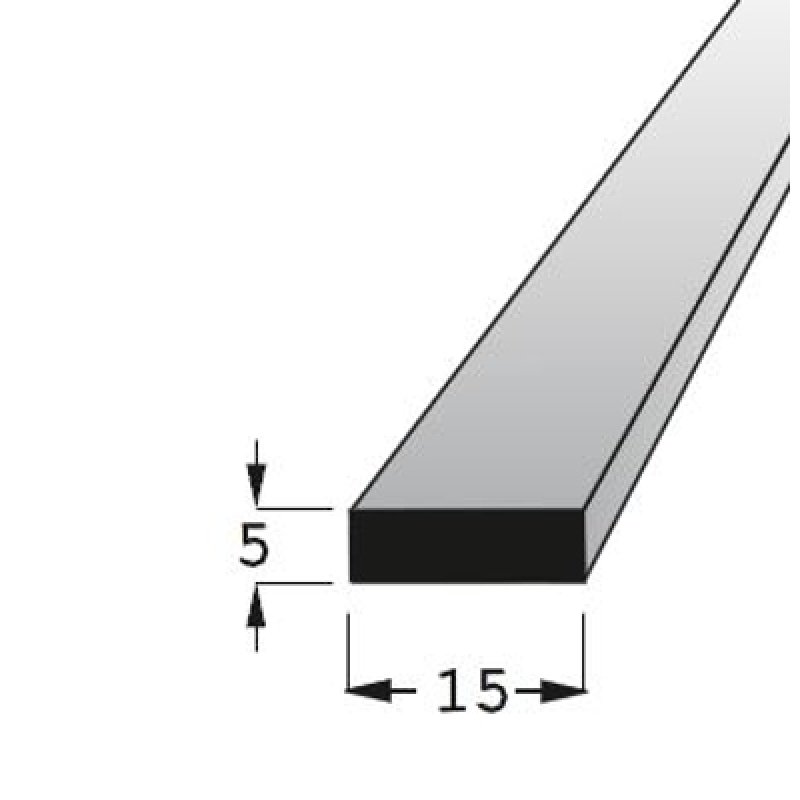 Lišta Hranolek 5x15mm buk