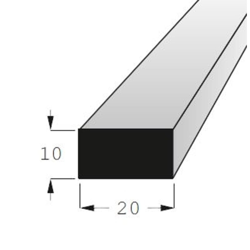 Lišta Hranolek 10x20mm buk