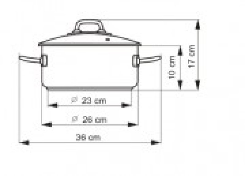 Rendlík KOLIMAX, s poklicí, průměr 26cm, objem 4.5l