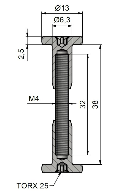 Spojovací kování 38 Zn      8602