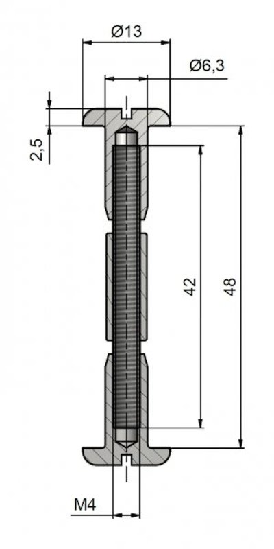 Spojovací kování 48 Zn      8604