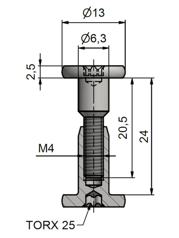 Spojovací kování 24 Zn   8600