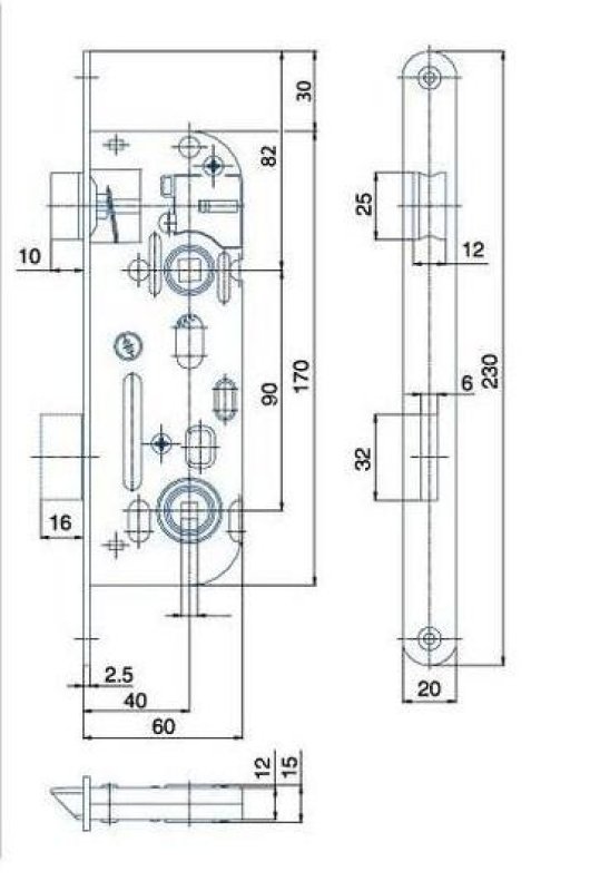 Zámek 01-16  WC L-P  90/60      AKCE