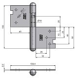 Závěs dveřní 100 mm P  9250