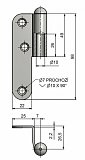 Závěs dveřní JP5 VD L Zn 9321