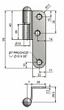 Závěs dveřní JP5 VD P Zn 9320