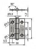 Závěs 40x30 TKZ 40 Zn   8240